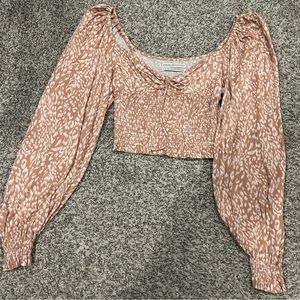 Urban outfitters blouse -light pink/tan
